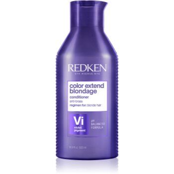 Redken Color Extend Blondage condicionador violeta neutraliza tons amarelados 500 ml. Color Extend Blondage