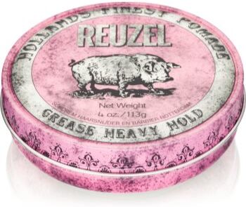 Reuzel Hollands Finest Pomade Grease pomada de cabelo fixação forte 113 g. Hollands Finest Pomade Grease