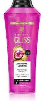 Schwarzkopf Gliss Supreme Length champô de proteção 400 ml. Gliss Supreme Length