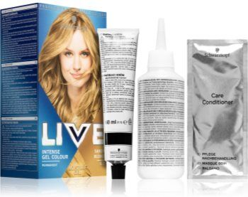 Schwarzkopf LIVE Intense Colour cor para cabelo permanente tom 8.0 Sandy Blonde. LIVE Intense Colour