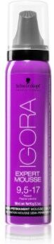 Schwarzkopf Professional IGORA Expert Mousse coloração em mousse para cabelo tom 9,5-17 Peach 100 ml. IGORA Expert Mousse