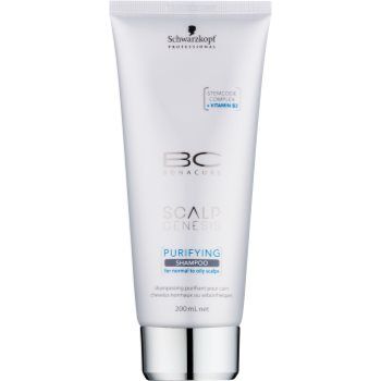 Schwarzkopf Professional BC Bonacure Scalp Genesis champô de limpeza para cabelo normal a oleoso 200 ml. BC Bonacure Scalp Genesis