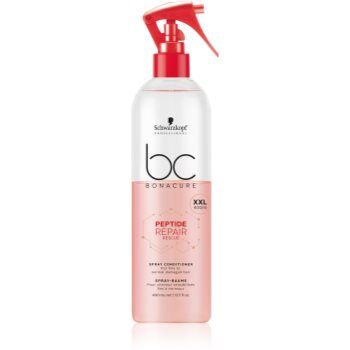 Schwarzkopf Professional BC Bonacure Peptide Repair Rescue condicionador em spray para cabelo danificado 400 ml. BC Bonacure Peptide Repair Rescue