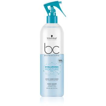 Schwarzkopf Professional BC Bonacure Hyaluronic Moisture Kick condicionador hidratante em spray para cabelo normal a seco 400 ml. BC Bonacure Hyaluronic Moisture Kick