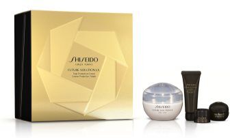 Shiseido Future Solution LX Total Protective Cream coffret (para proteção de pele) . Future Solution LX Total Protective Cream