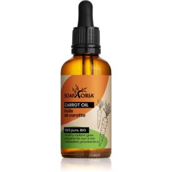 Soaphoria Organic óleo de cenoura nutritivo para rosto, corpo e cabelo 50 ml. Organic