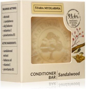 Stara Mydlarnia Sandalwood condicionador sólido para cabelo 60 g. Sandalwood