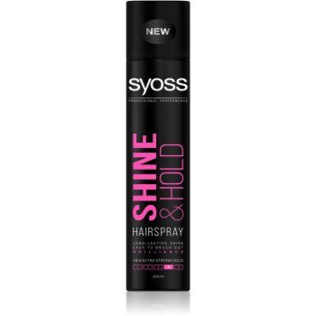 Syoss Shine & Hold laca de cabelo para dar brilho 300 ml. Shine & Hold