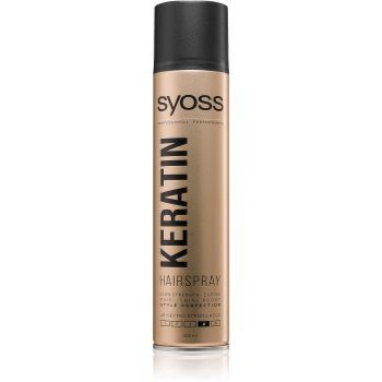 Syoss Keratin laca de cabelo com fixação extra forte 300 ml. Keratin