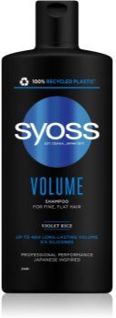 Syoss Volume champô para cabelo fino e sem volume 440 ml. Volume