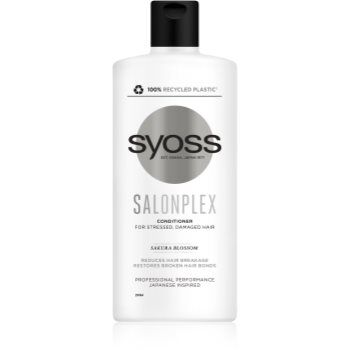 Syoss Salonplex bálsamo para cabelo cansado e quebrado 440 ml. Salonplex