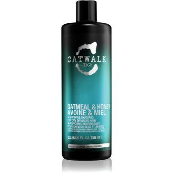 Tigi Oatmeal & Honey champô nutritivo para cabelo seco e sensível 750 ml. Catwalk Oatmeal & Honey