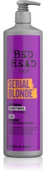 Tigi Serial Blonde condicionador restaurador para cabelo loiro e com madeixas 970 ml. Bed Head Serial Blonde