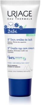 Uriage Bébé 1st Cradle Cap Care Cream creme apaziguador 40 ml. Bébé 1st Cradle Cap Care Cream