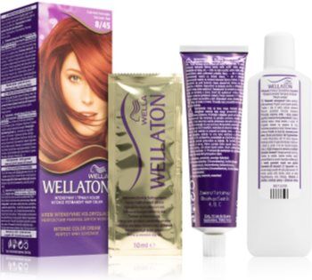 Wella ton Permanent Colour Crème coloração de cabelo tom 8/45 Colorado Red. ton Permanent Colour Crème