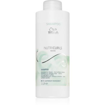 Wella Nutricurls Waves champô hidratante para cabelo ondulado 1000 ml. Nutricurls Waves