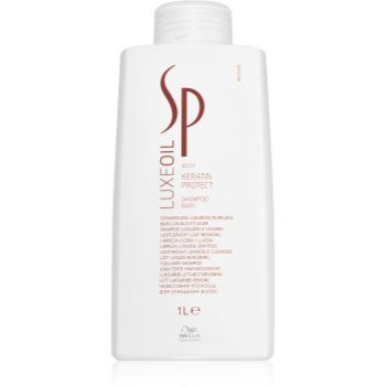 Wella SP Luxe Oil champô de luxo para cabelo danificado 1000 ml. SP Luxe Oil