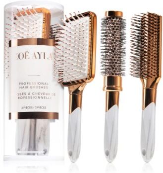 Zoë Ayla Professional Hair Brushes escova de cabelo (3 pçs) . Professional Hair Brushes