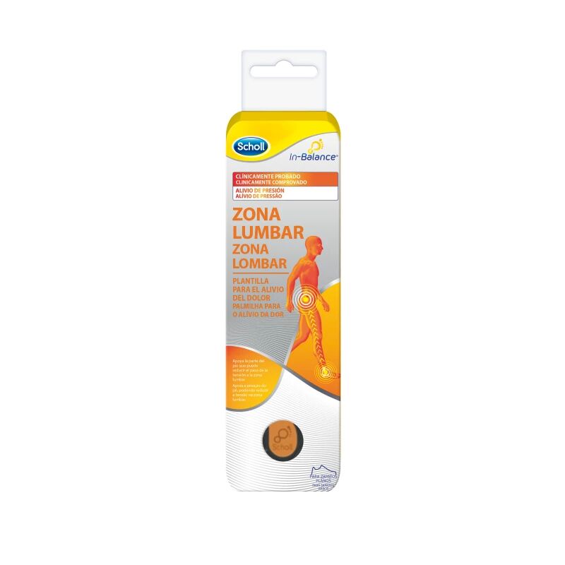 Scholl In-Balance Palmilha Zona Lombar M 2unidades