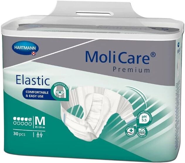 Molicare Premium Elastic 5Gotas Tam M 30unidades