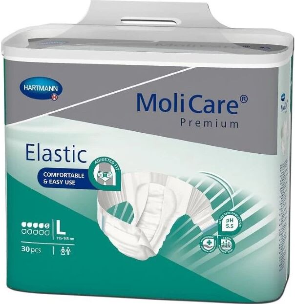 Molicare Premium Elastic 5Gotas Tam L 30unidades