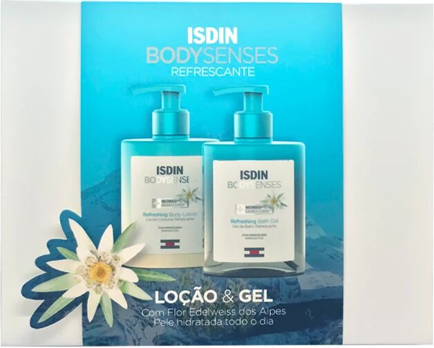 Isdin Bodysenses Refrescante Loção Corporal 500ml + Gel Banho 500ml