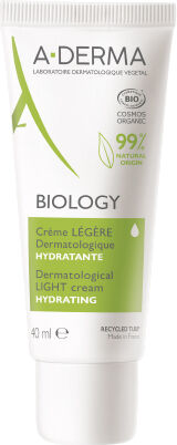 A-Derma Biology Creme Ligeiro Hidratante Dermatológico 40ml