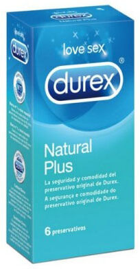 Durex Love Sex Natural Plus Preservativos 6unid.