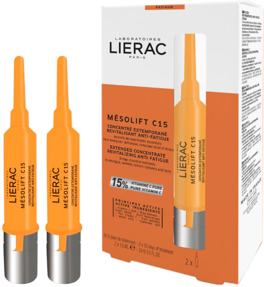 Lierac Mesolift C15 Concentrado Revitalizante Ampolas 2x15ml