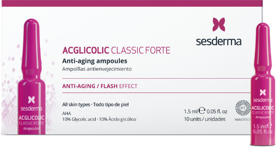 Sesderma Acglicolic Classic Forte Antienvelhecimento Ampolas 10unid.