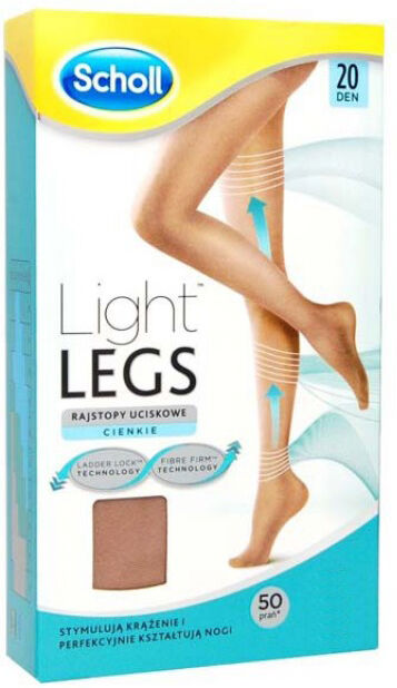 Dr Scholl Dr. Scholl Light Legs Collants Compressão 20DEN Tamanho M Cor Pele 1unid.