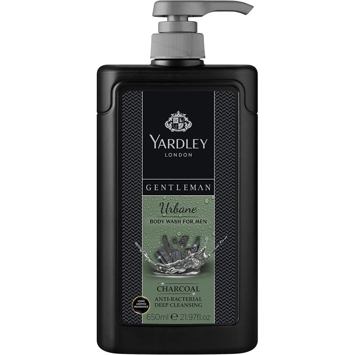 Yardley Gentleman Urbane Charcoal Anti-Bacterial Body Wash 650 ml