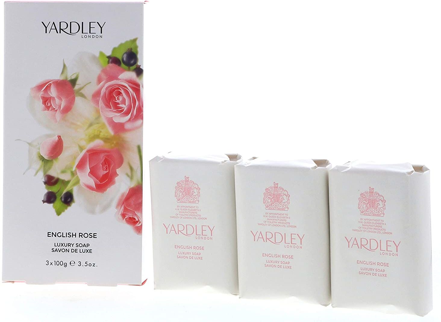 Yardley English Rose Sabonetes 3 X 100 Gramas