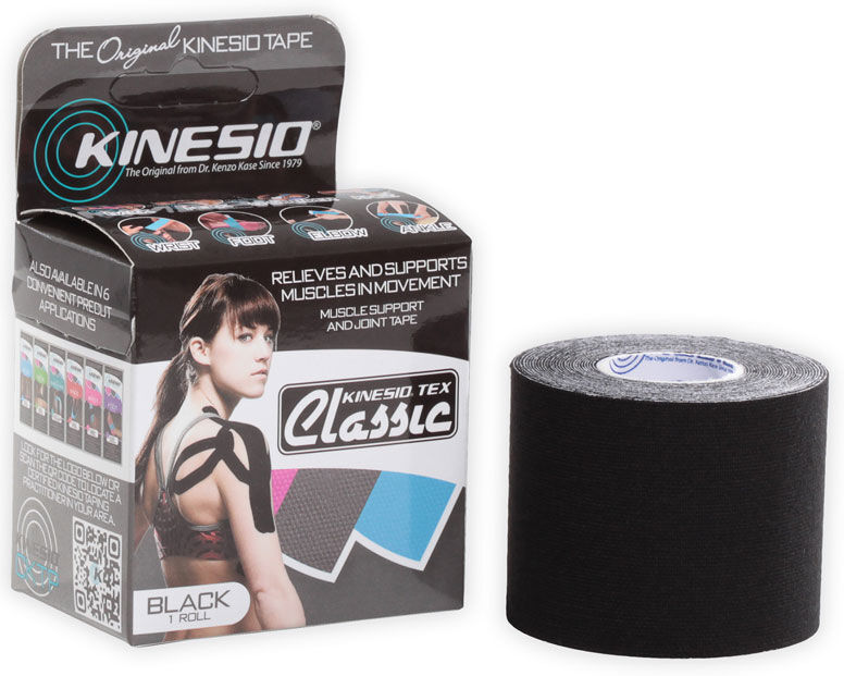 Kinesio Tex Classic 5cmX4m cor Negra