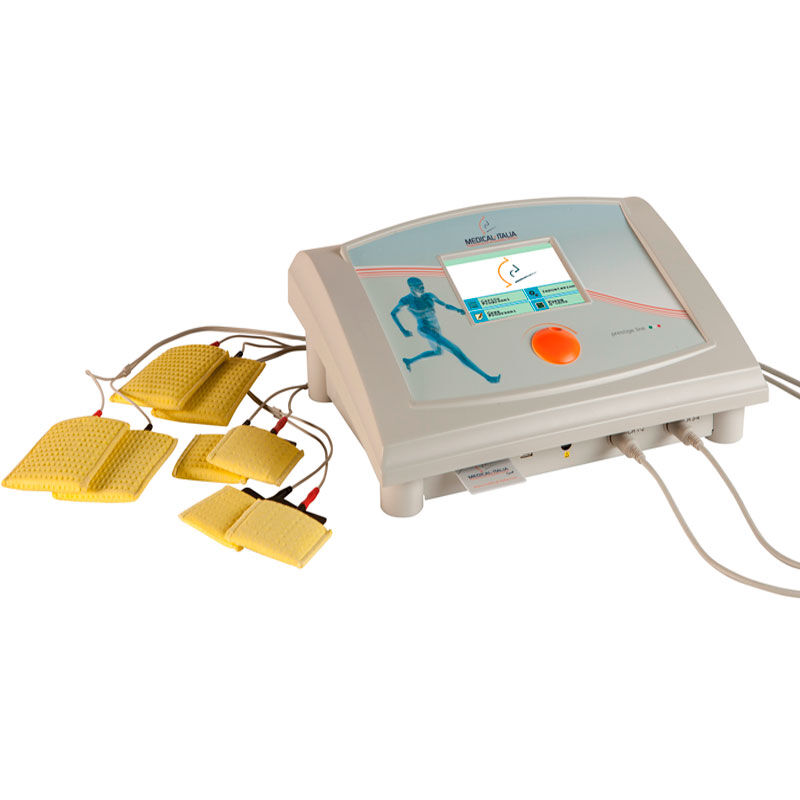 Electroestimulador Therapic 9200: Aparelho para electroterapia de baixa frequência e meia frequência de dois canais. Linha Prestige