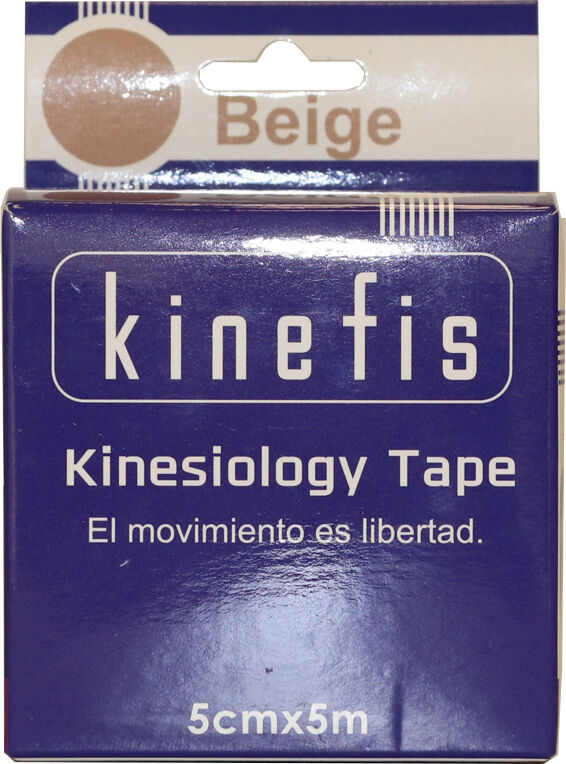 Vendaje Neuromuscular - Kinefis Kinesiology Tampe Bege 5 cm x 5 metros