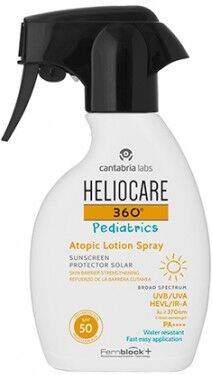 Heliocare 360º Pediatrics Atopic Loção Spray Protetor Solar SPF50 250ml