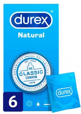 Durex Natural Plus 6 Preservativos