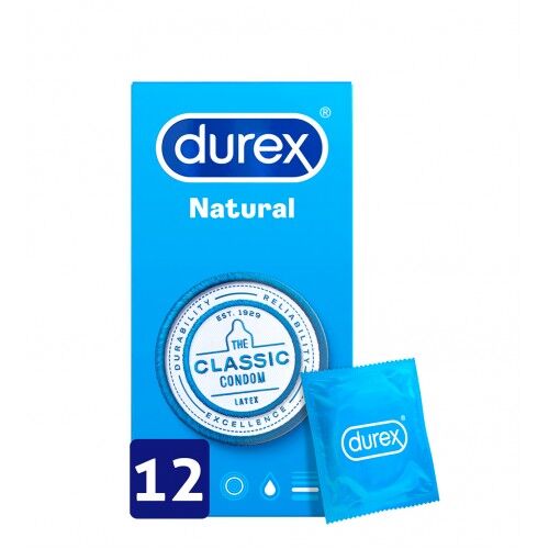 Durex Natural Plus 12 Preservativos