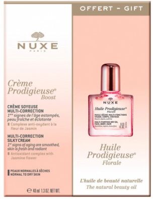 Nuxe Crème Prodigieuse Boost Creme Sedoso 40ml + OFERTA Huile Prodigieuse Floral 10ml