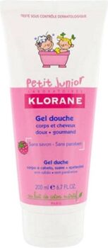 Klorane Gel Duche Corpo e Cabelo Petit Junior Framboesa (200 ml)