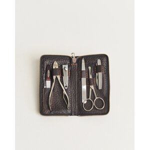 F. Hammann Men's Manicure Set Dark Brown