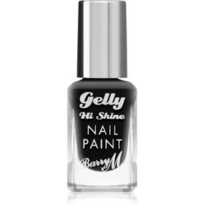 Barry M Gelly Hi Shine nail polish shade Black forest 10 ml