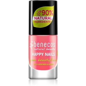 Benecos Happy Nails nourishing nail varnish shade Peach Sorbet 5 ml