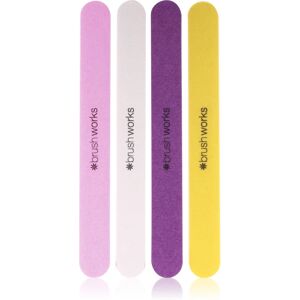 Brushworks Nail Files Coloured nail file set (for nails)