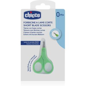 Chicco Short Blade Scissors round tip baby nail scissors 0 m+ 1 pc