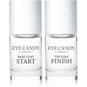 Eye Candy Gel Nail Wrap System gel top coat without the use of a UV/LED lamp 2x10 ml