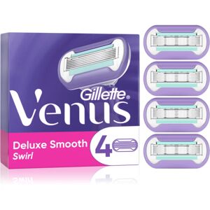 Gillette Venus Deluxe Smooth Swirl replacement blades 4 pc
