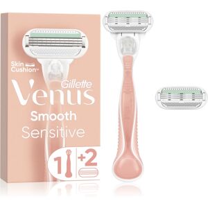 Gillette Venus Sensitive Smooth razor + 2 replacement heads