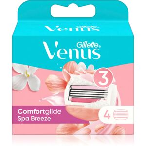 Gillette Venus ComfortGlide Spa Breeze replacement blades 4 pc